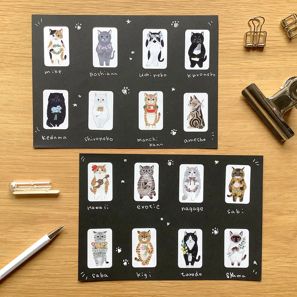 4Legs Sticker Sheet: Cats in a Picture Book