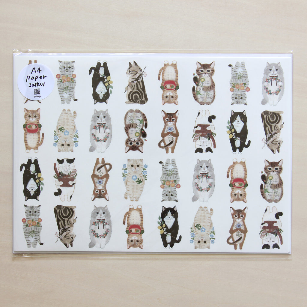 4Legs Wrapping Paper: Cats in a Picture Book