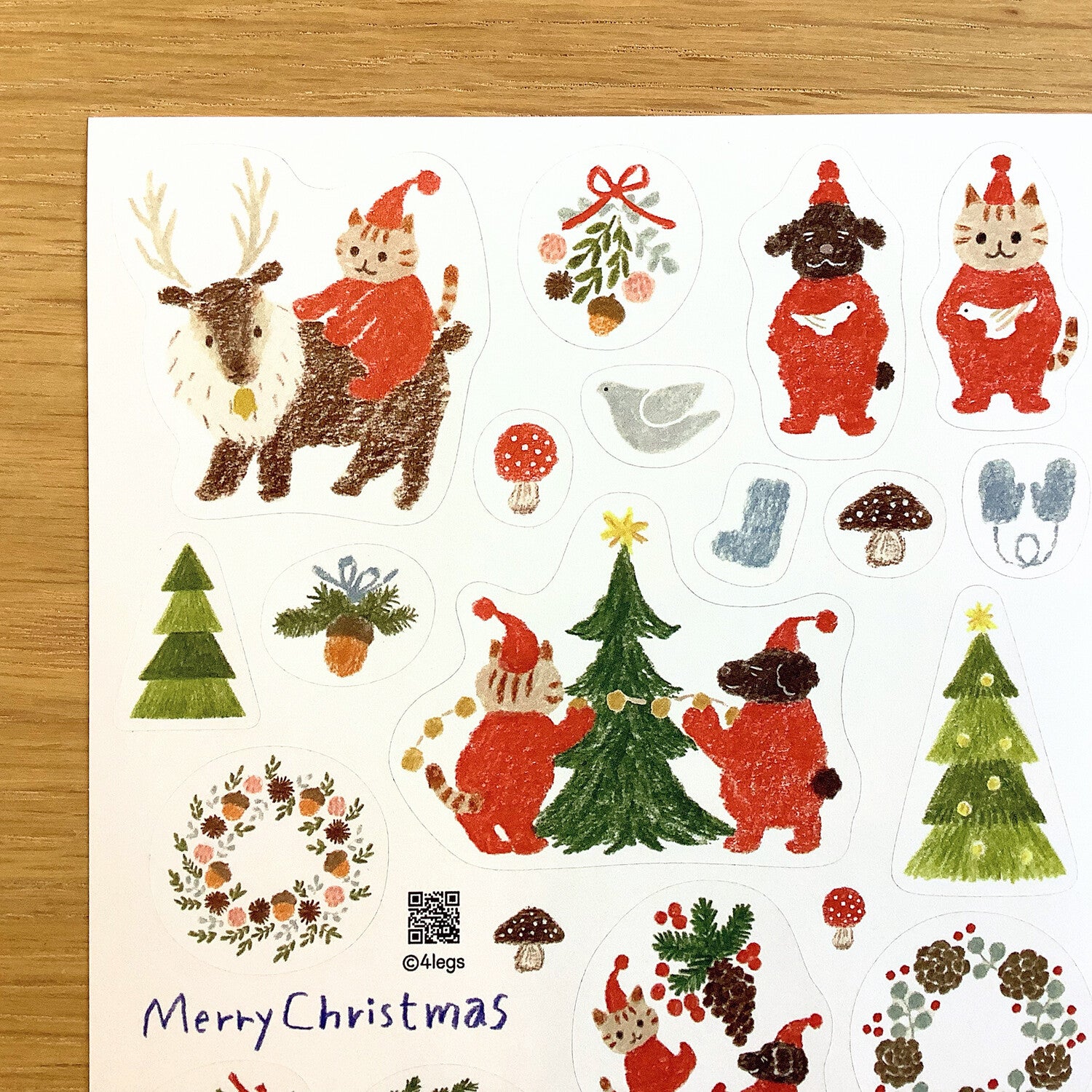 4Legs Sticker Sheet: Christmas