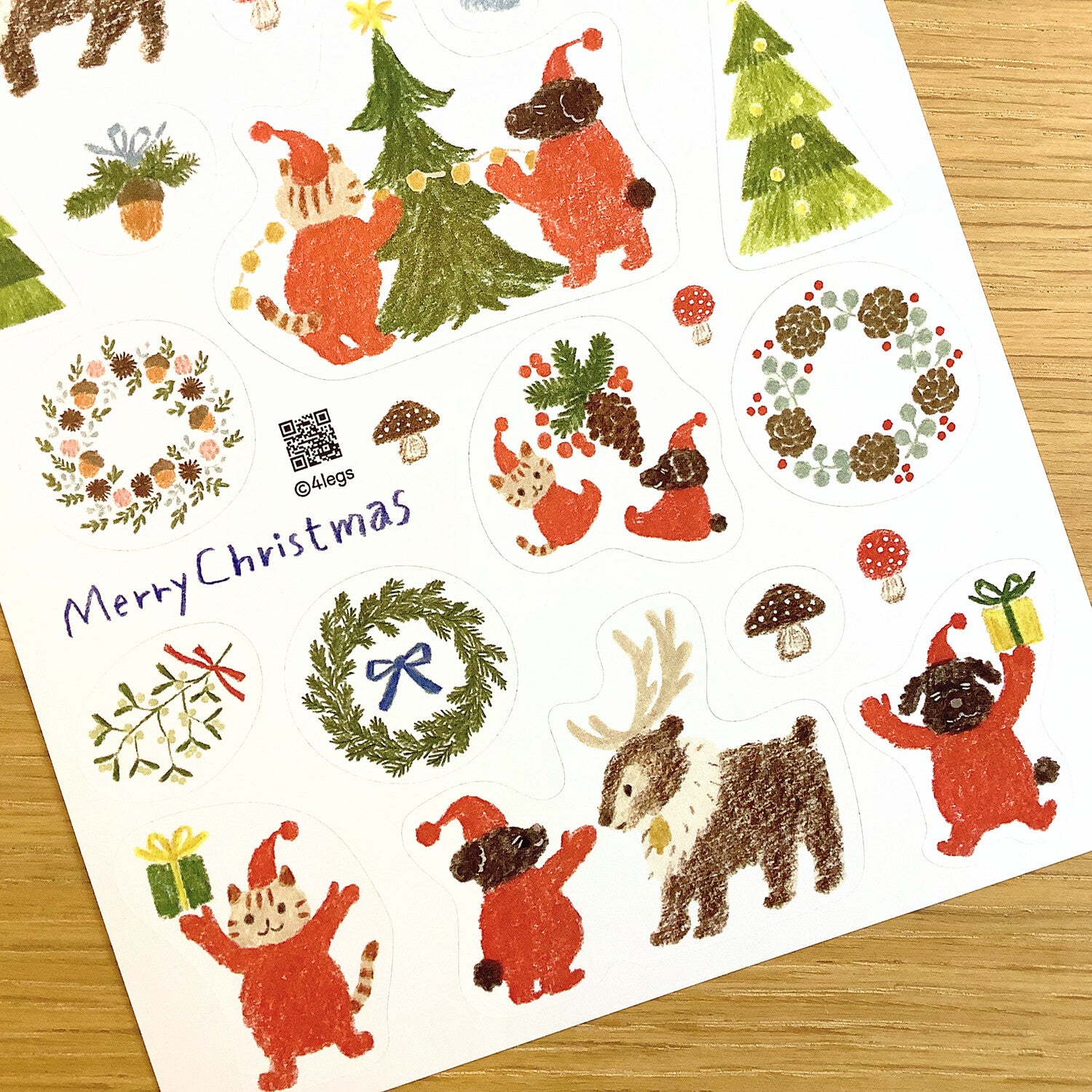 4Legs Sticker Sheet: Christmas