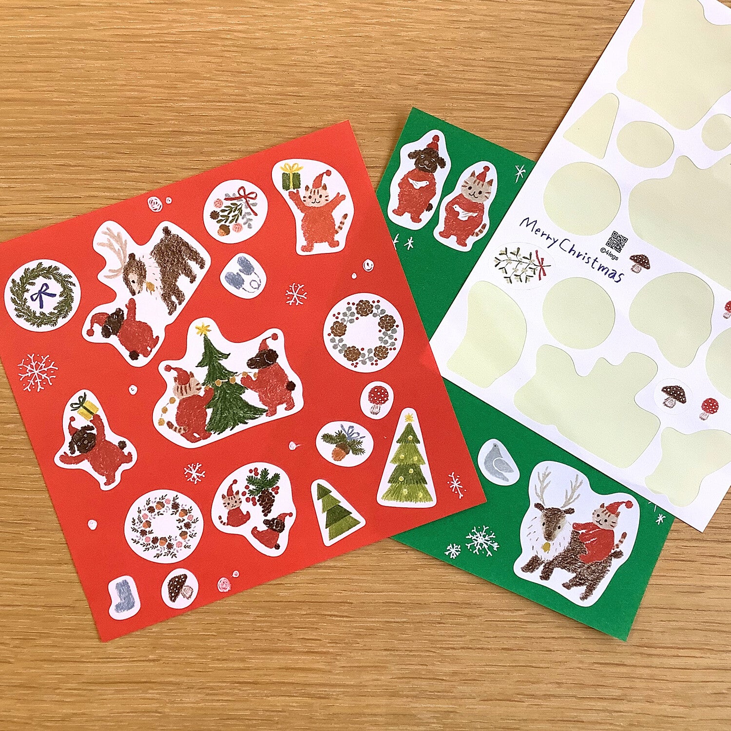 4Legs Sticker Sheet: Christmas