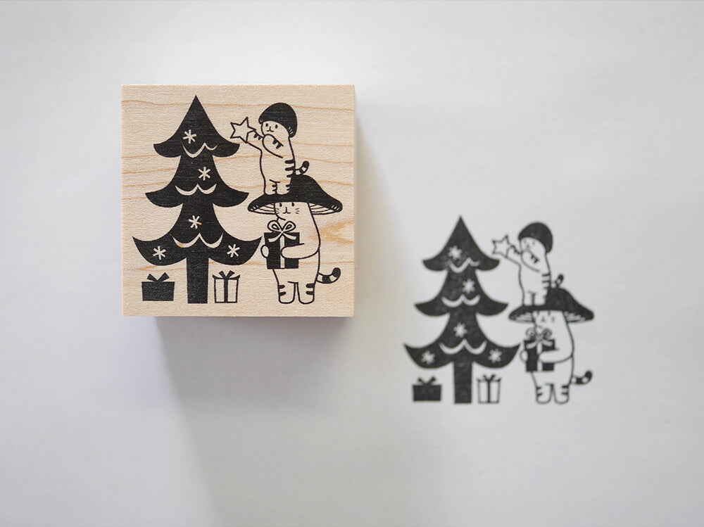 4Legs Rubber Stamp: Merry Christmas