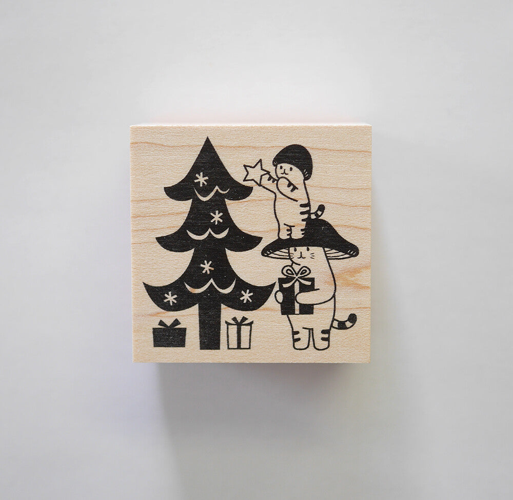 4Legs Rubber Stamp: Merry Christmas