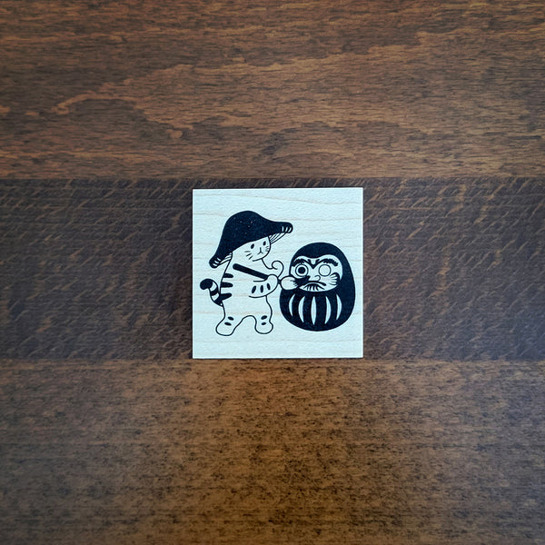 4Legs Rubber Stamp: Daruma