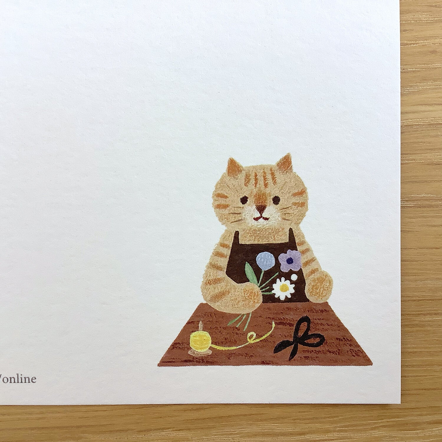 4Legs Postcard: Flower Shop Cat