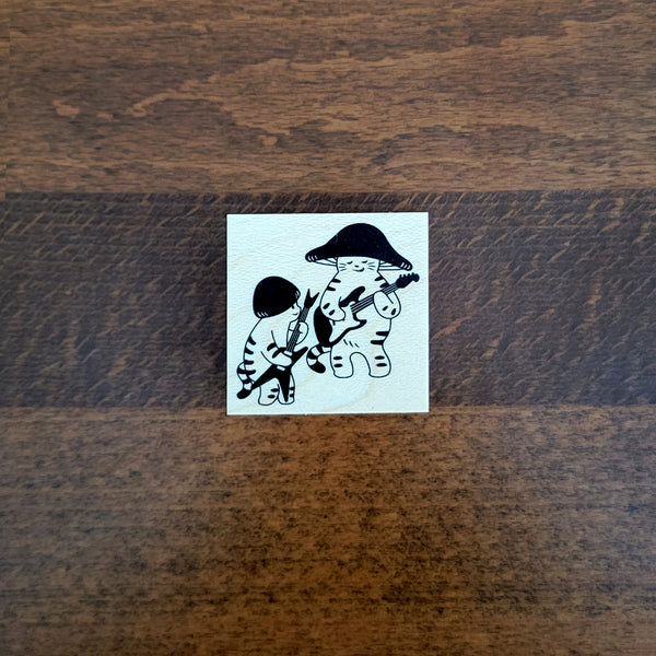 4Legs Rubber Stamp: I Can Play the Guitar Too!