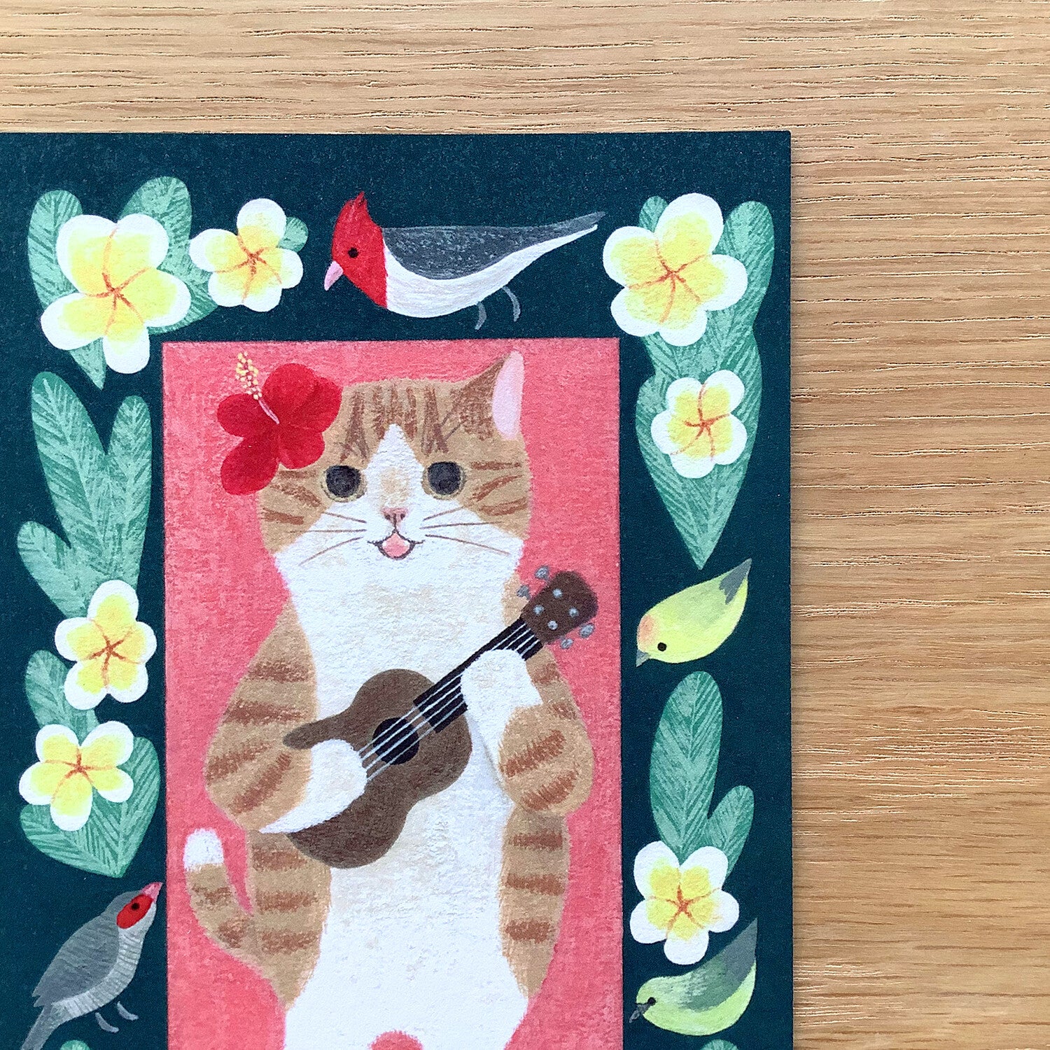 4Legs Postcard: Hawaiian Cat