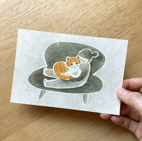 4Legs Postcard: Me and My Cat