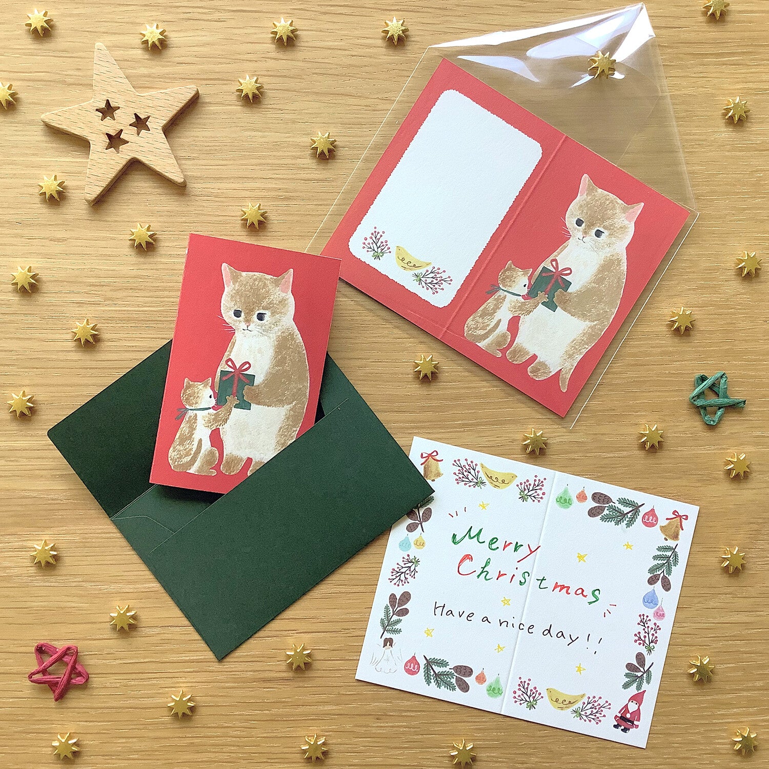 4Legs Greeting Card: Mini Christmas Card