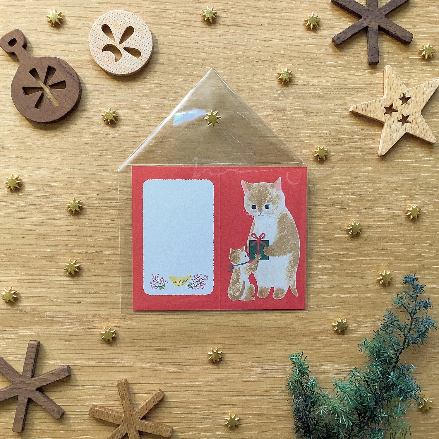 4Legs Greeting Card: Mini Christmas Card