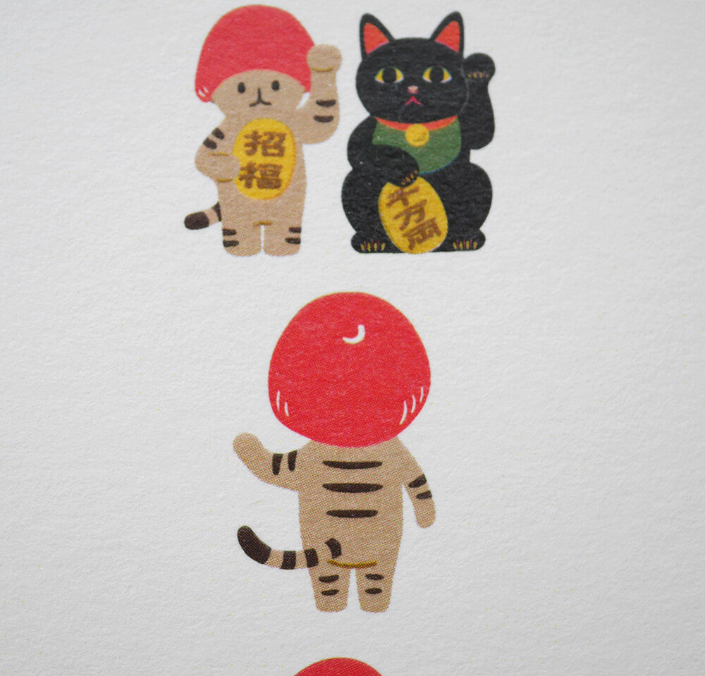 4Legs Postcard: Mushroom Cat