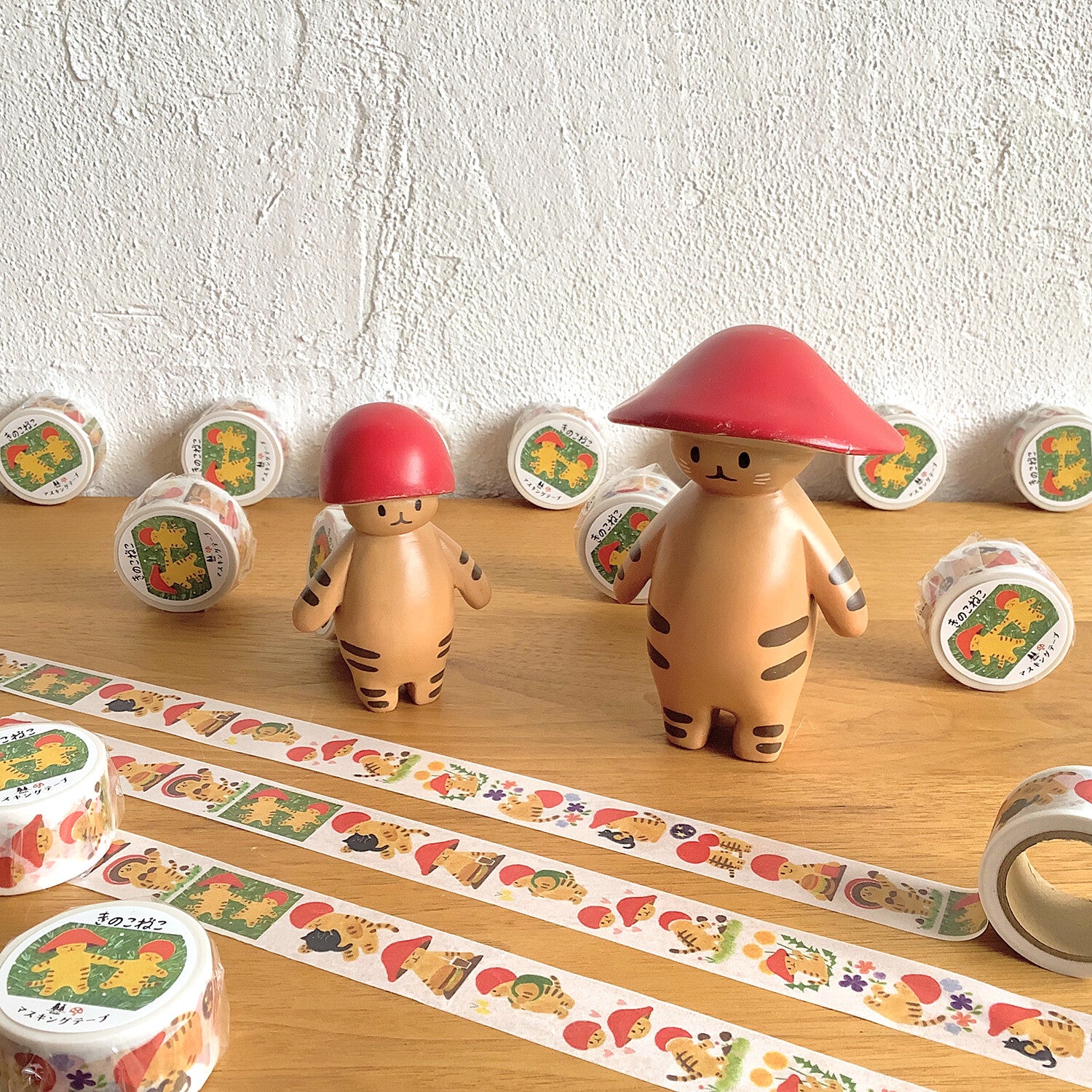 4Legs Washi Tape: Mushroom Cat 2