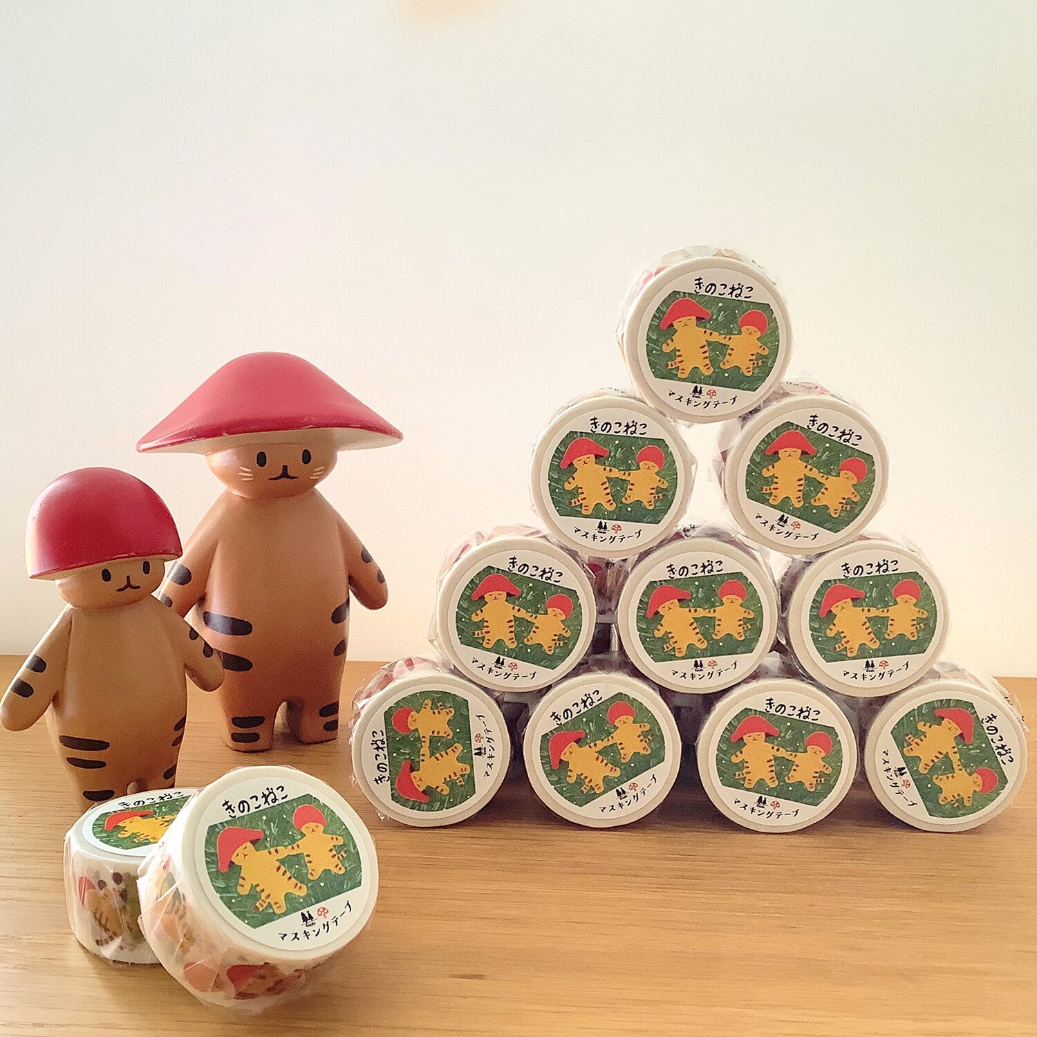 4Legs Washi Tape: Mushroom Cat 2