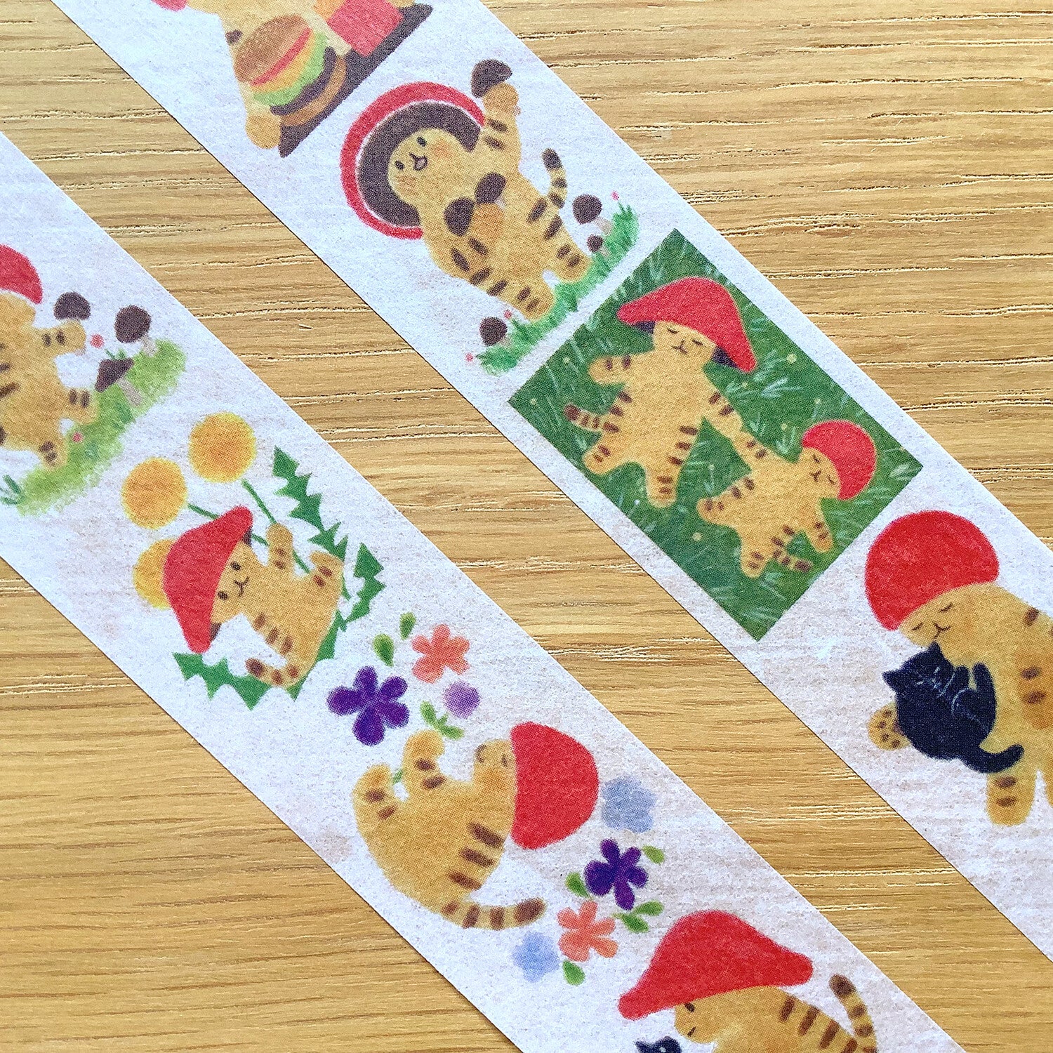 4Legs Washi Tape: Mushroom Cat 2