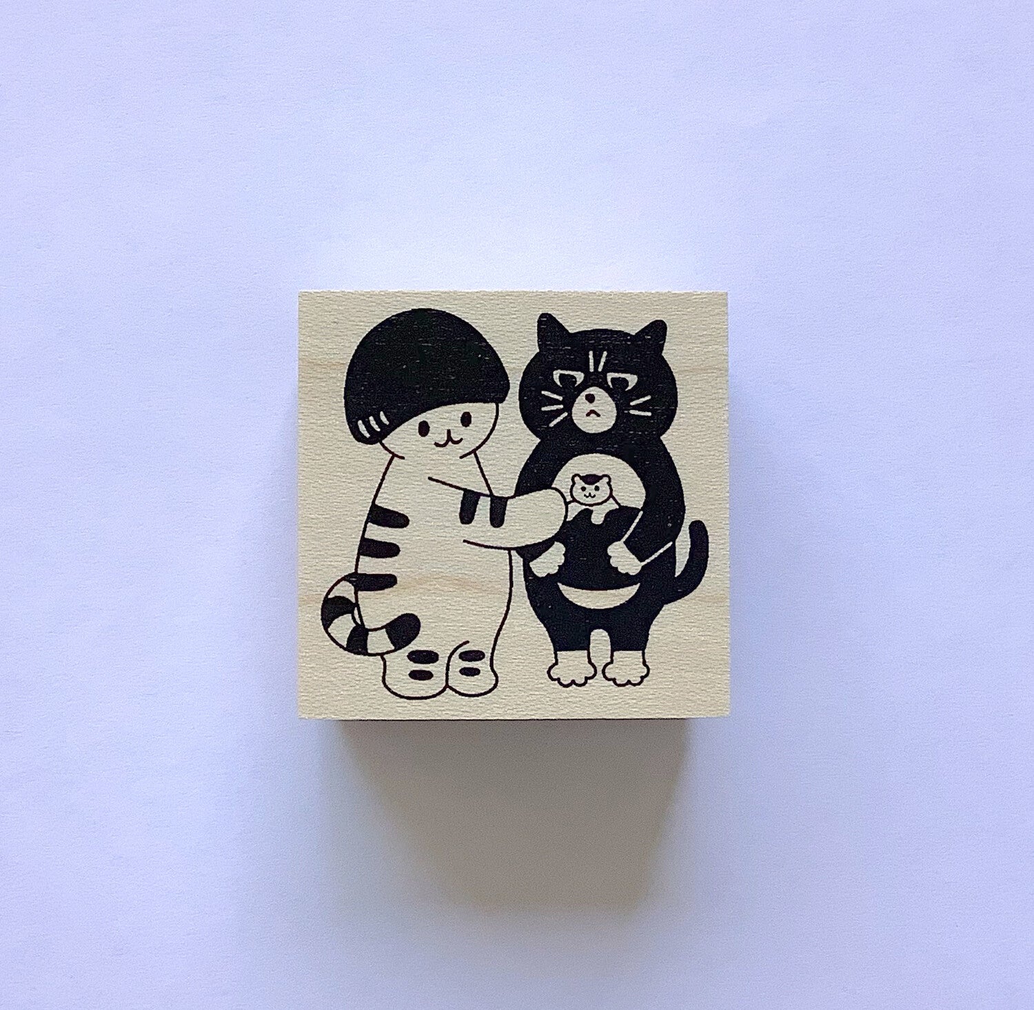 4Legs Rubber Stamp: Cat Friend