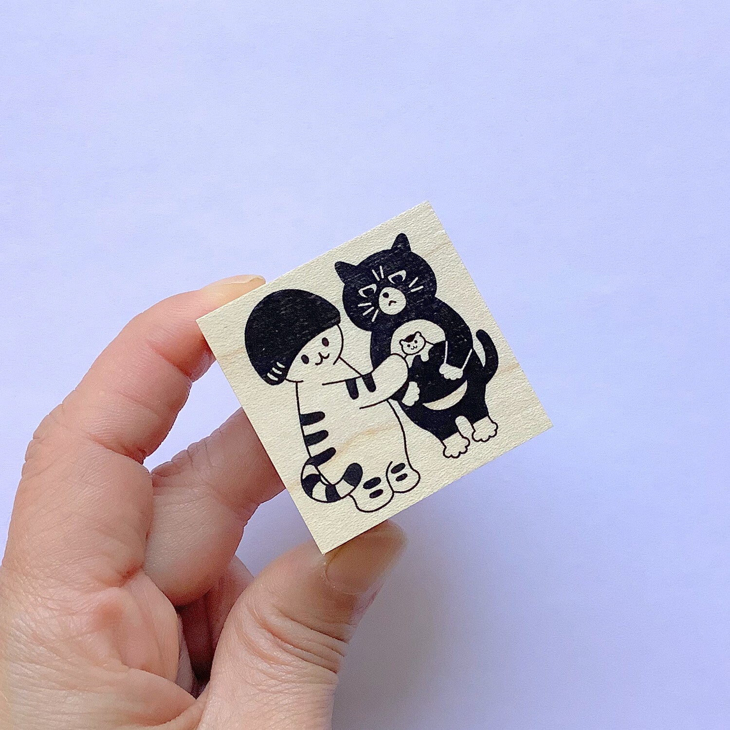 4Legs Rubber Stamp: Cat Friend