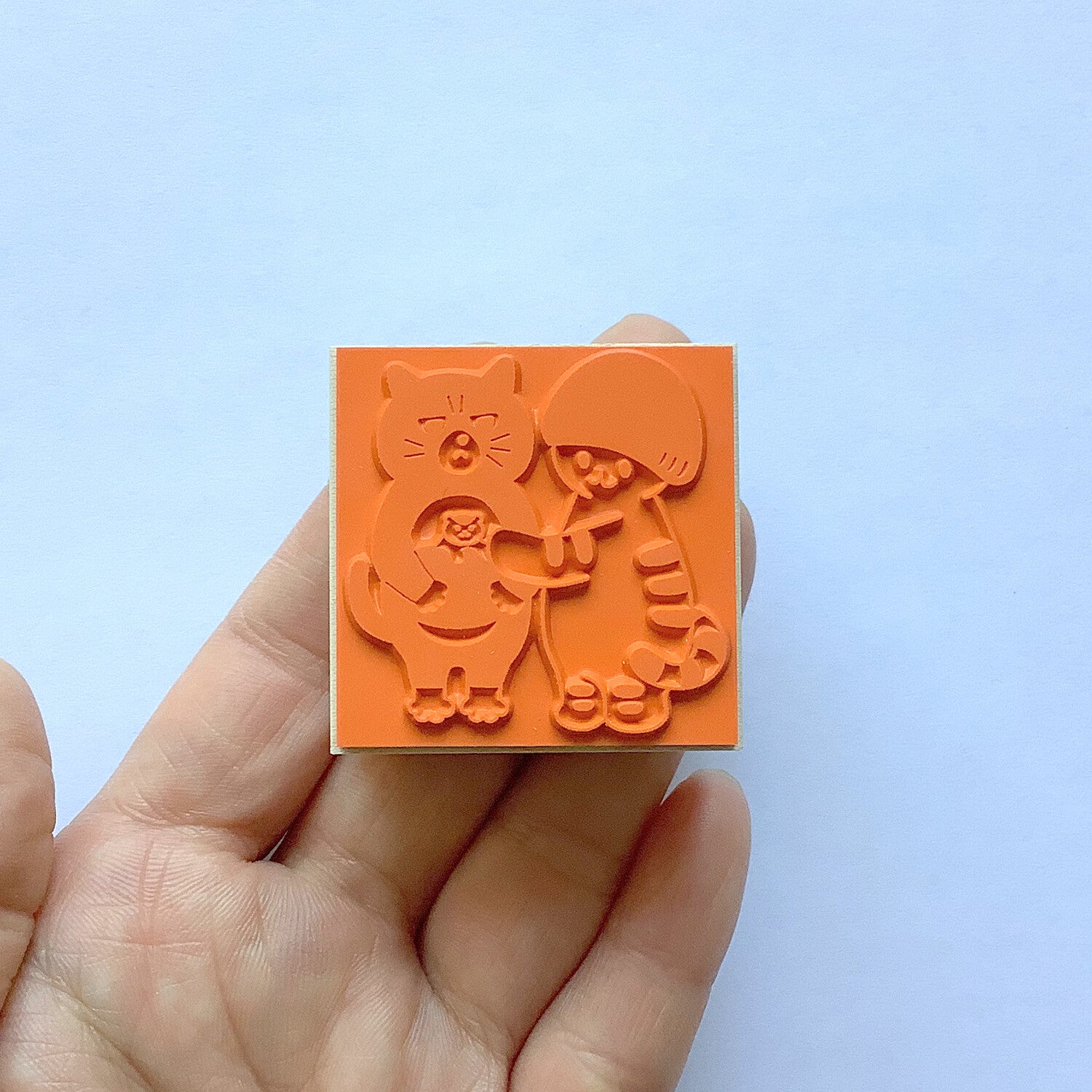 4Legs Rubber Stamp: Cat Friend