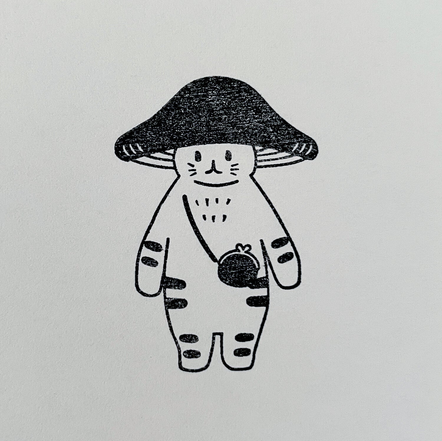 4Legs Rubber Stamp: Coin Purse