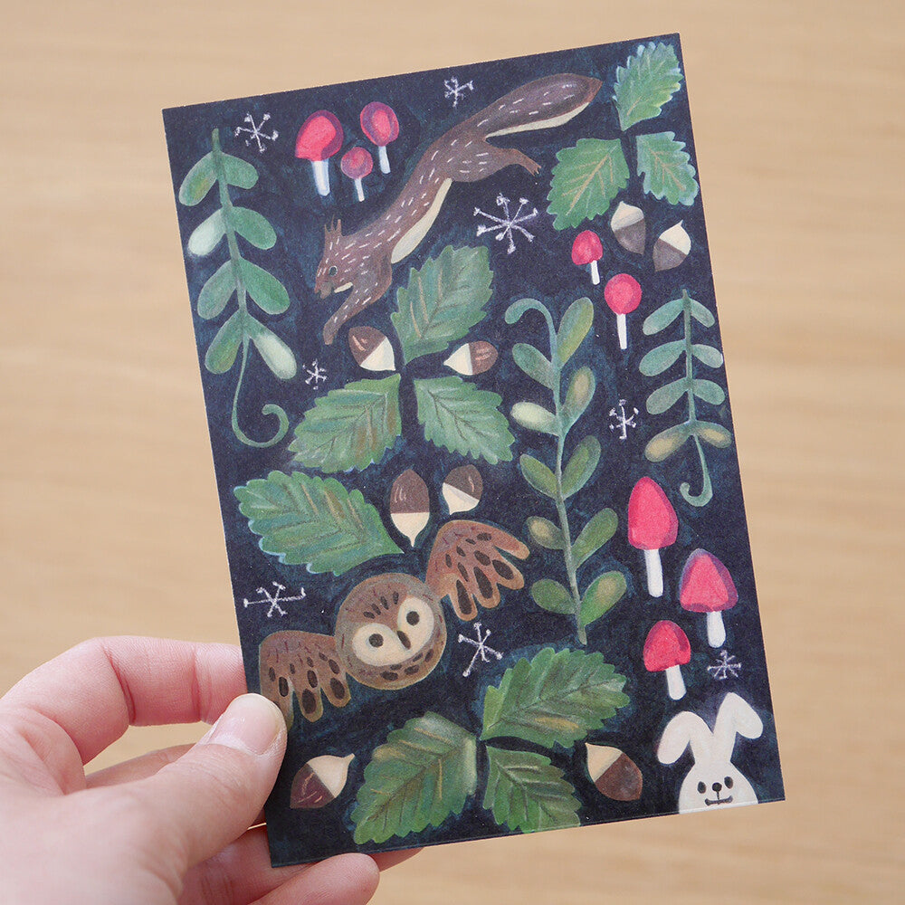 4Legs Postcard: Mushroom Forest