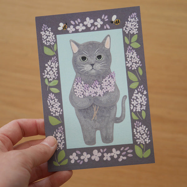 4Legs Postcard: Russian Blue
