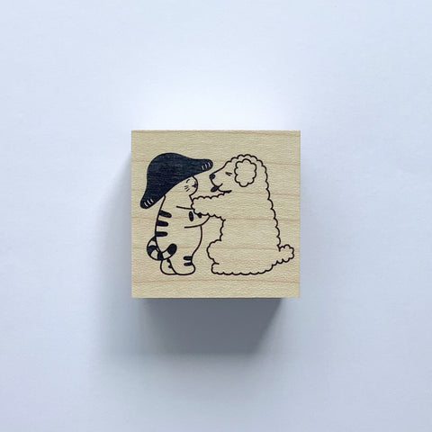 4Legs Rubber Stamp: Dog Friend