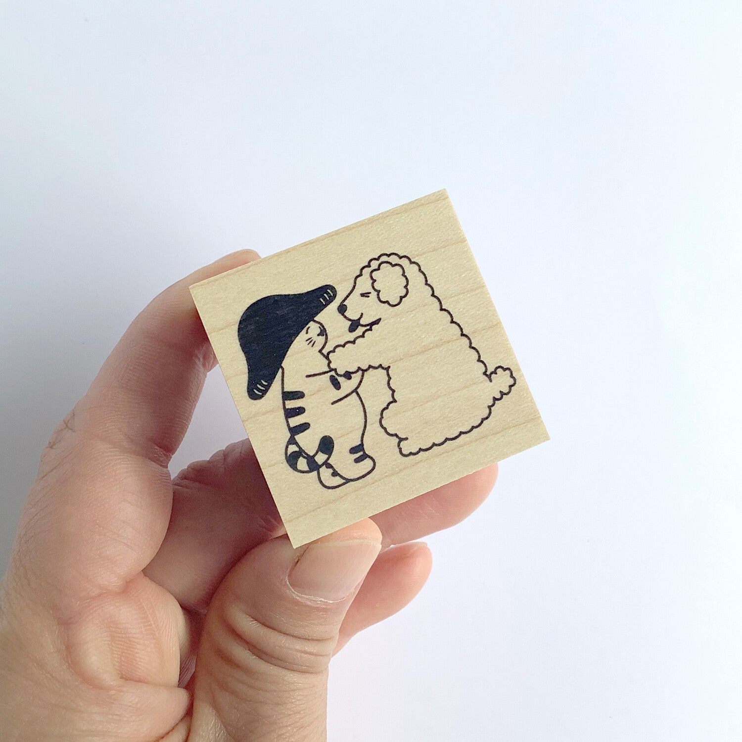 4Legs Rubber Stamp: Dog Friend