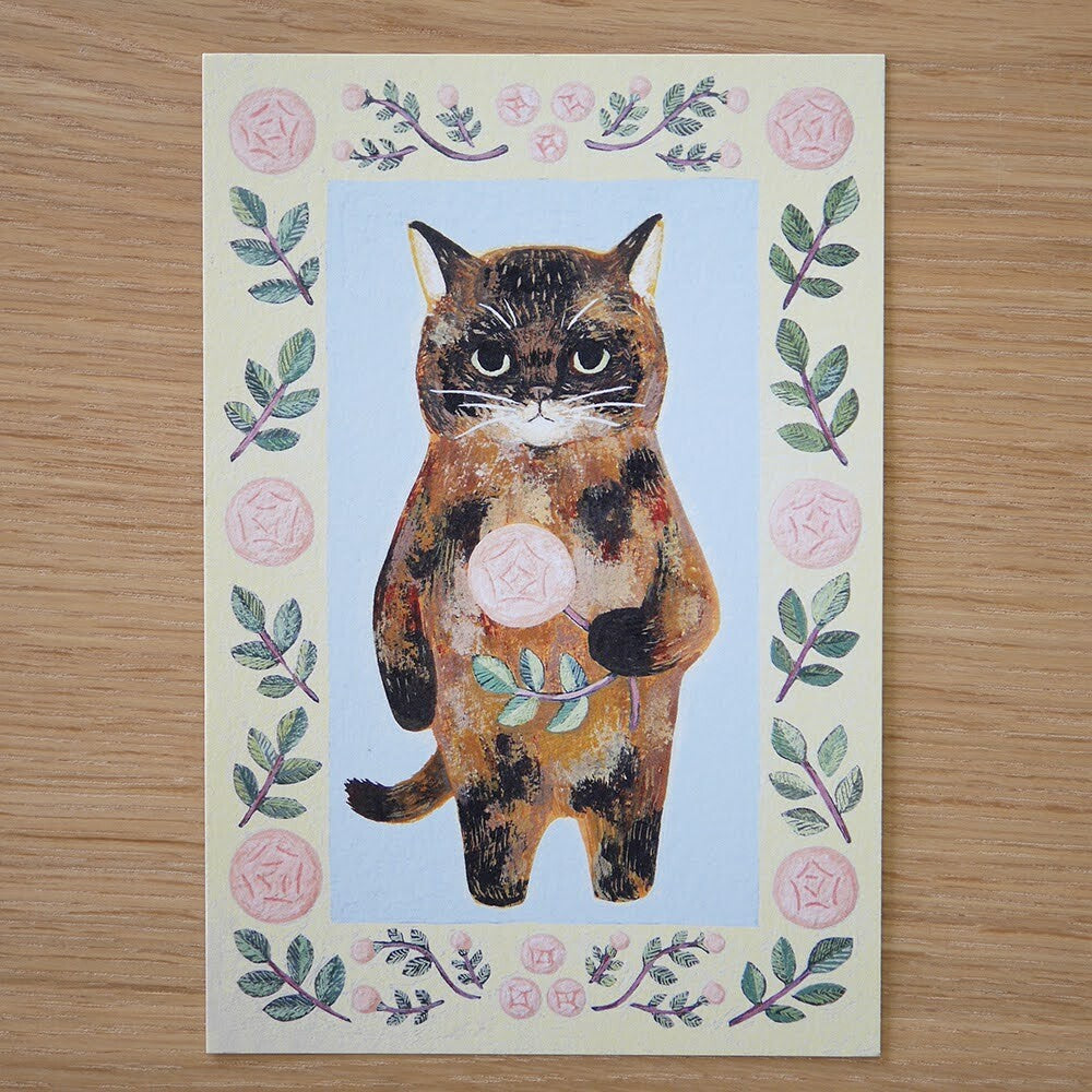 4Legs Postcard: Rusty Cat