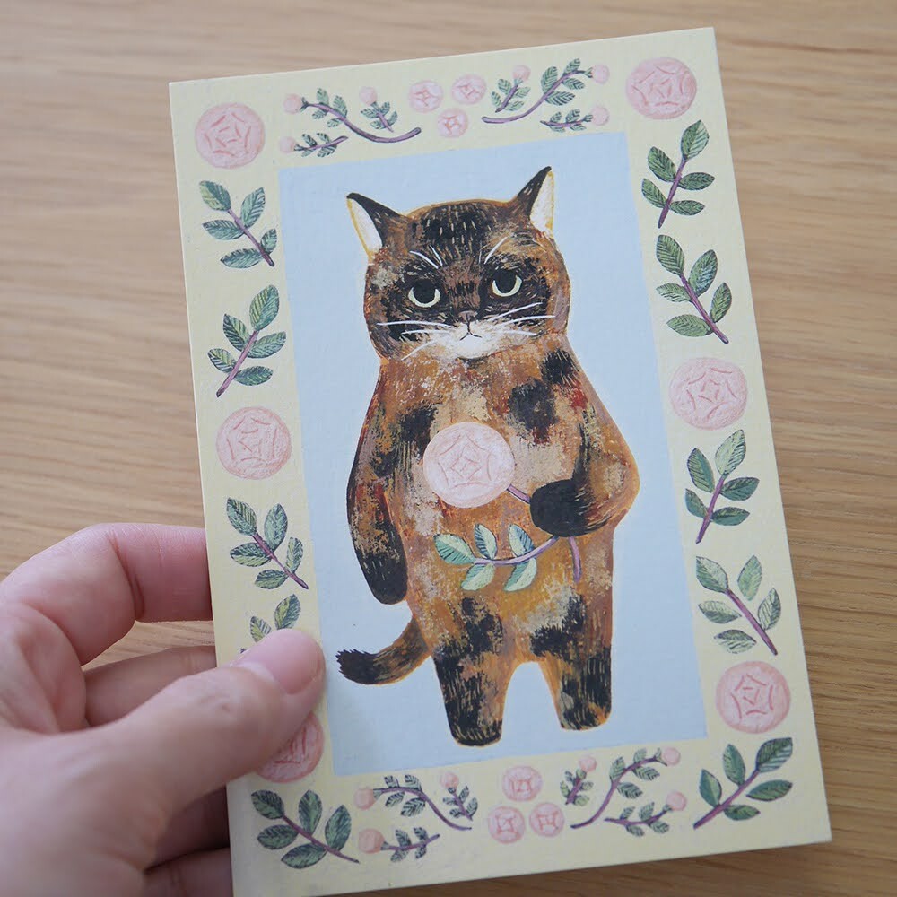 4Legs Postcard: Rusty Cat