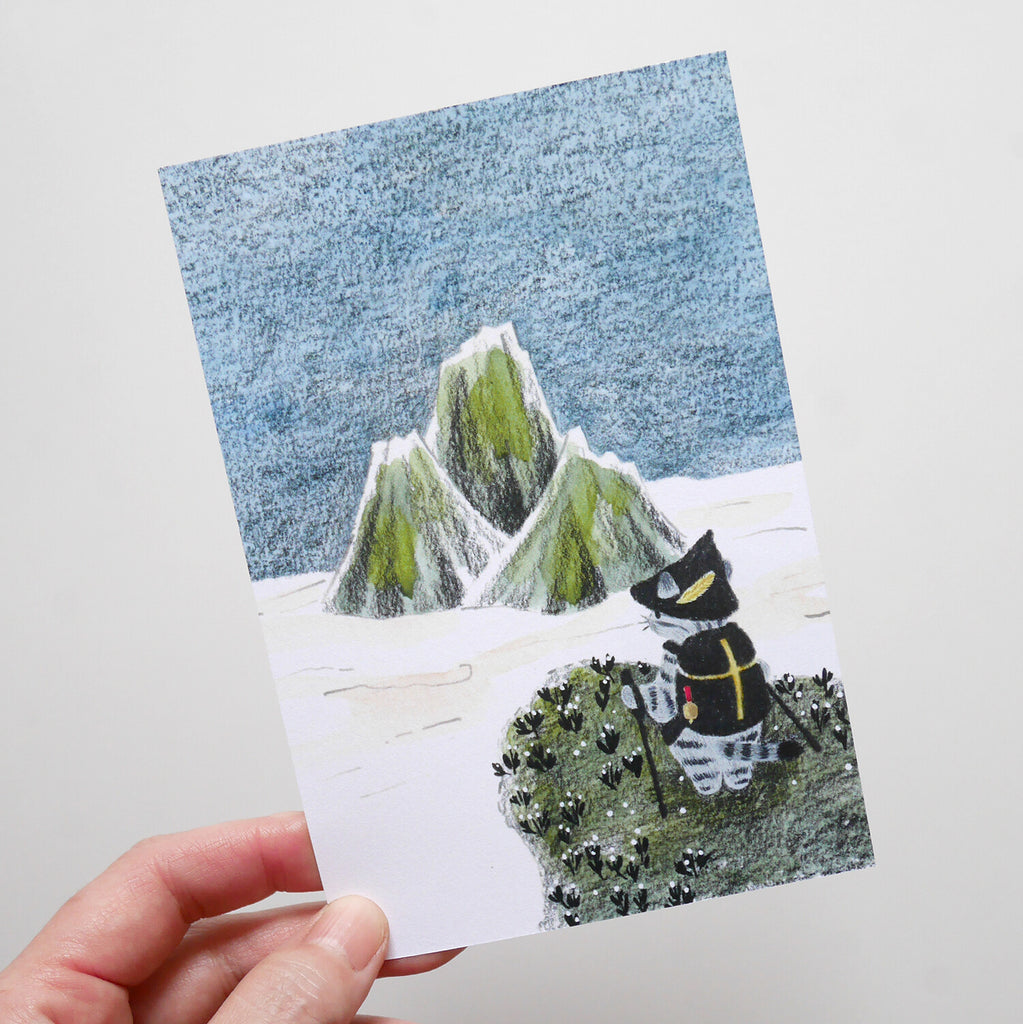 4Legs Postcard: Sabatura Travel Diary Mountain