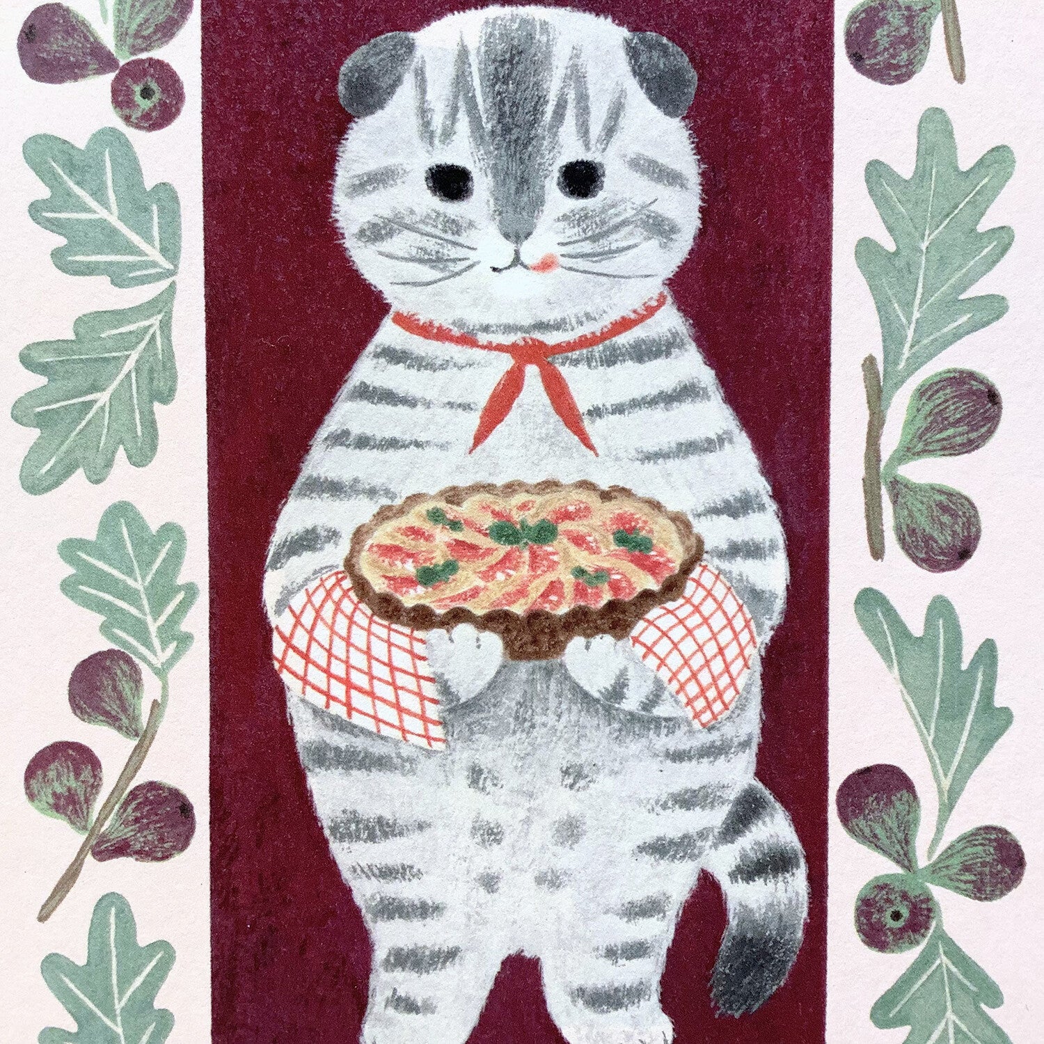 4Legs Postcard: Scottish Fold and Fig Pie