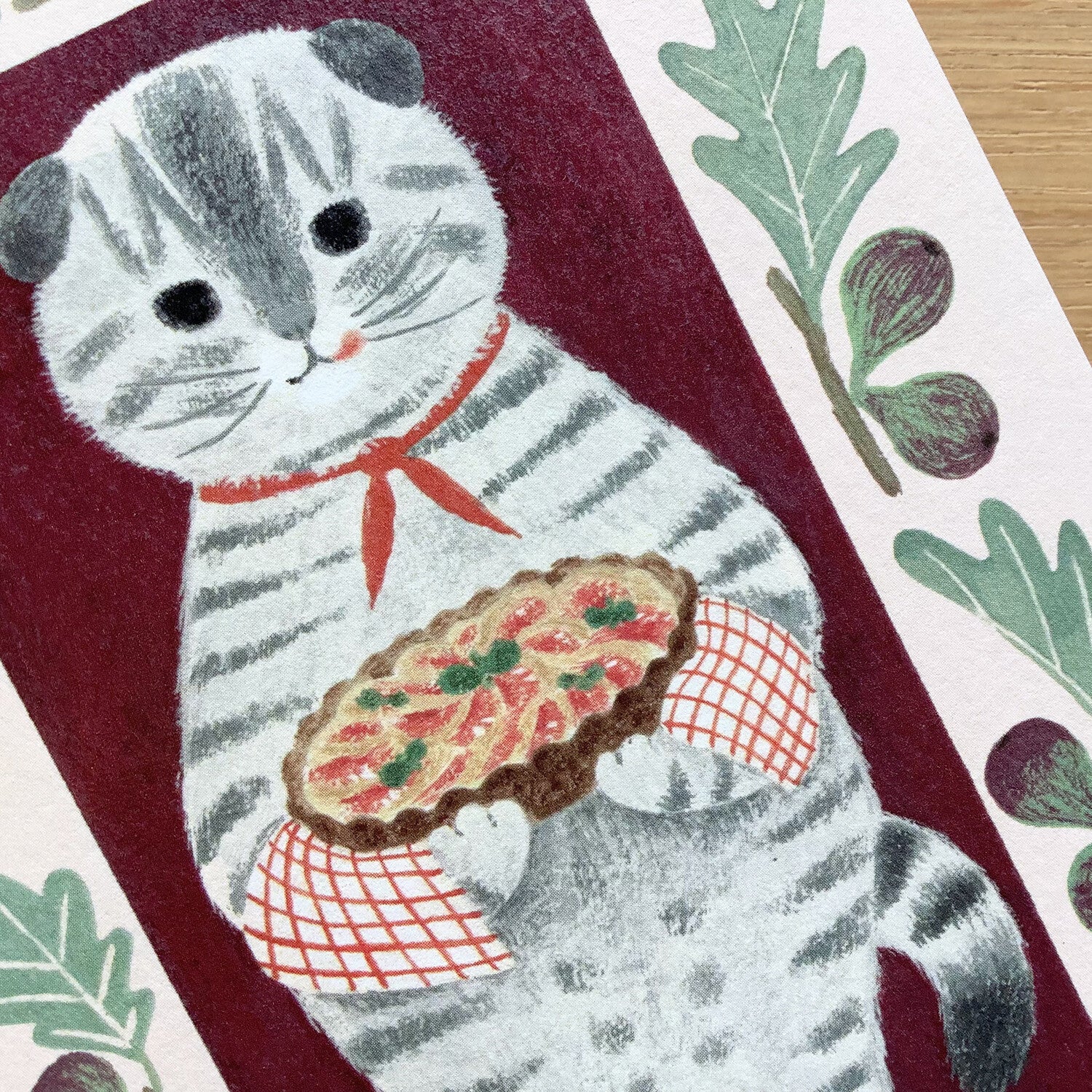 4Legs Postcard: Scottish Fold and Fig Pie