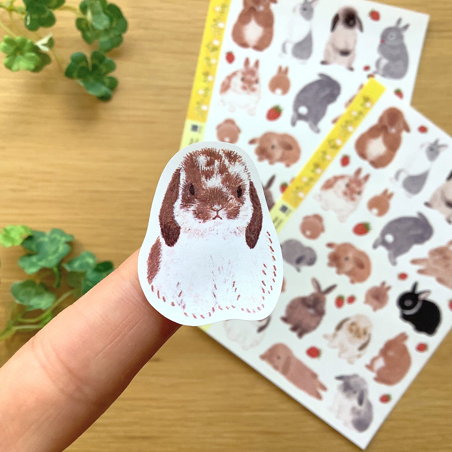 4Legs Sticker Sheet: Spring Rabbits
