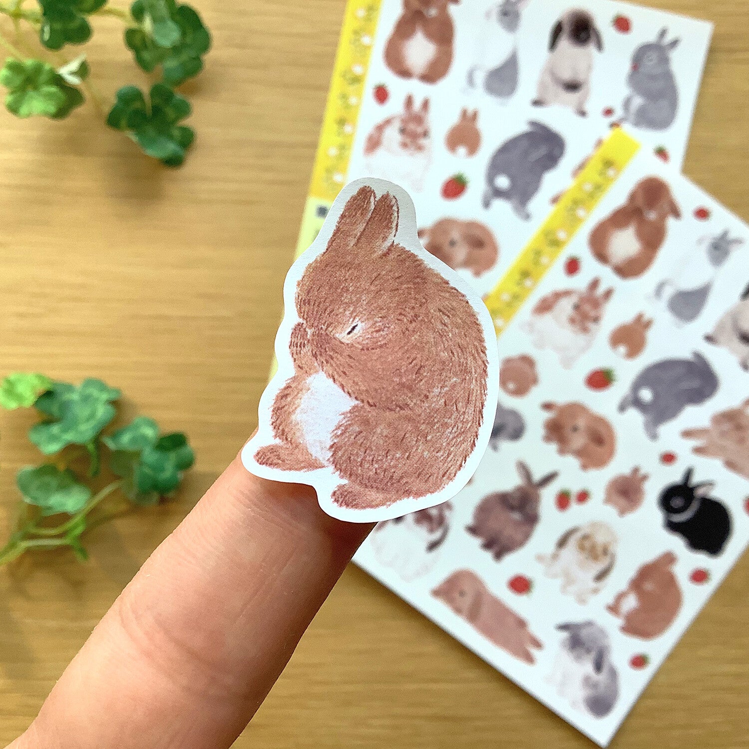 4Legs Sticker Sheet: Spring Rabbits