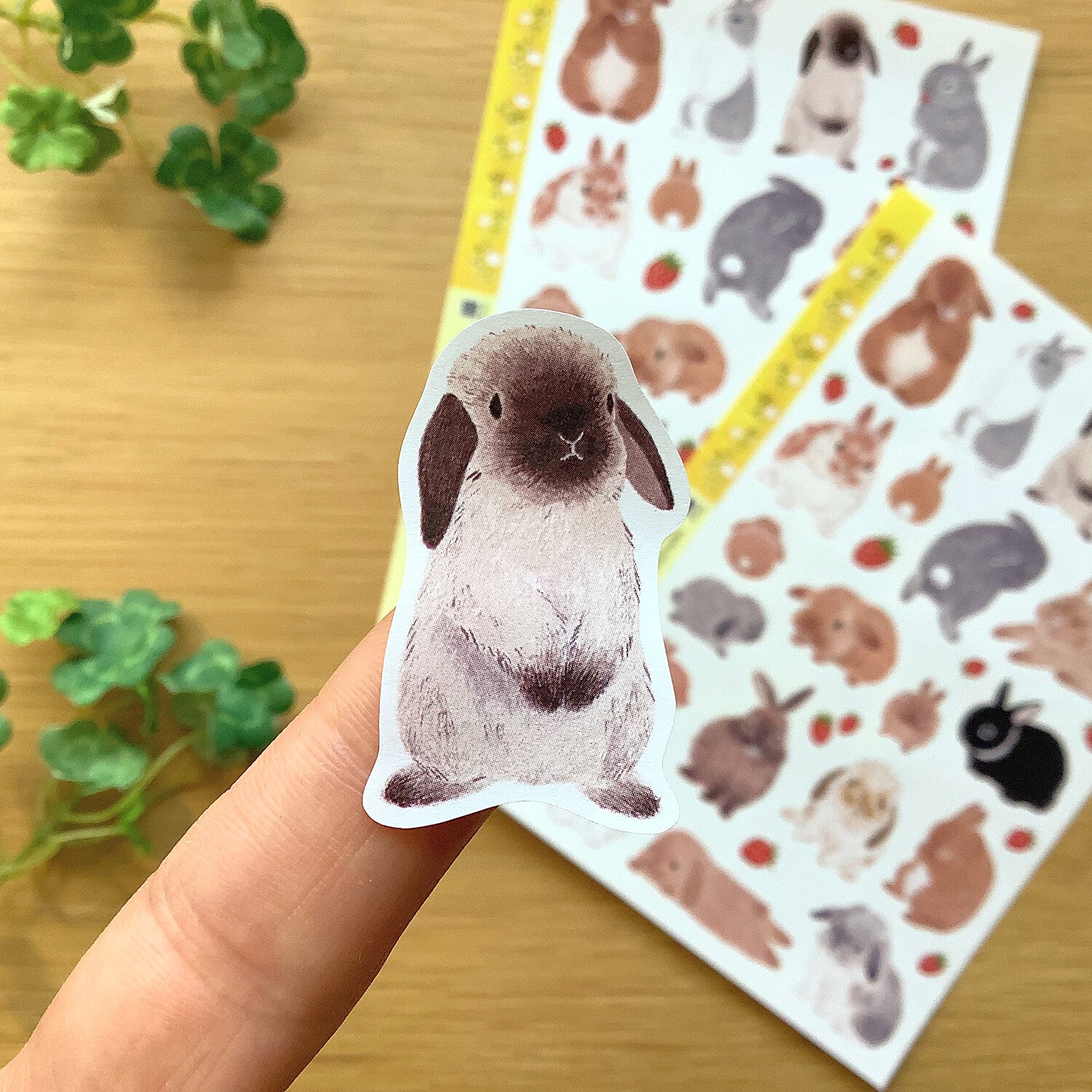 4Legs Sticker Sheet: Spring Rabbits