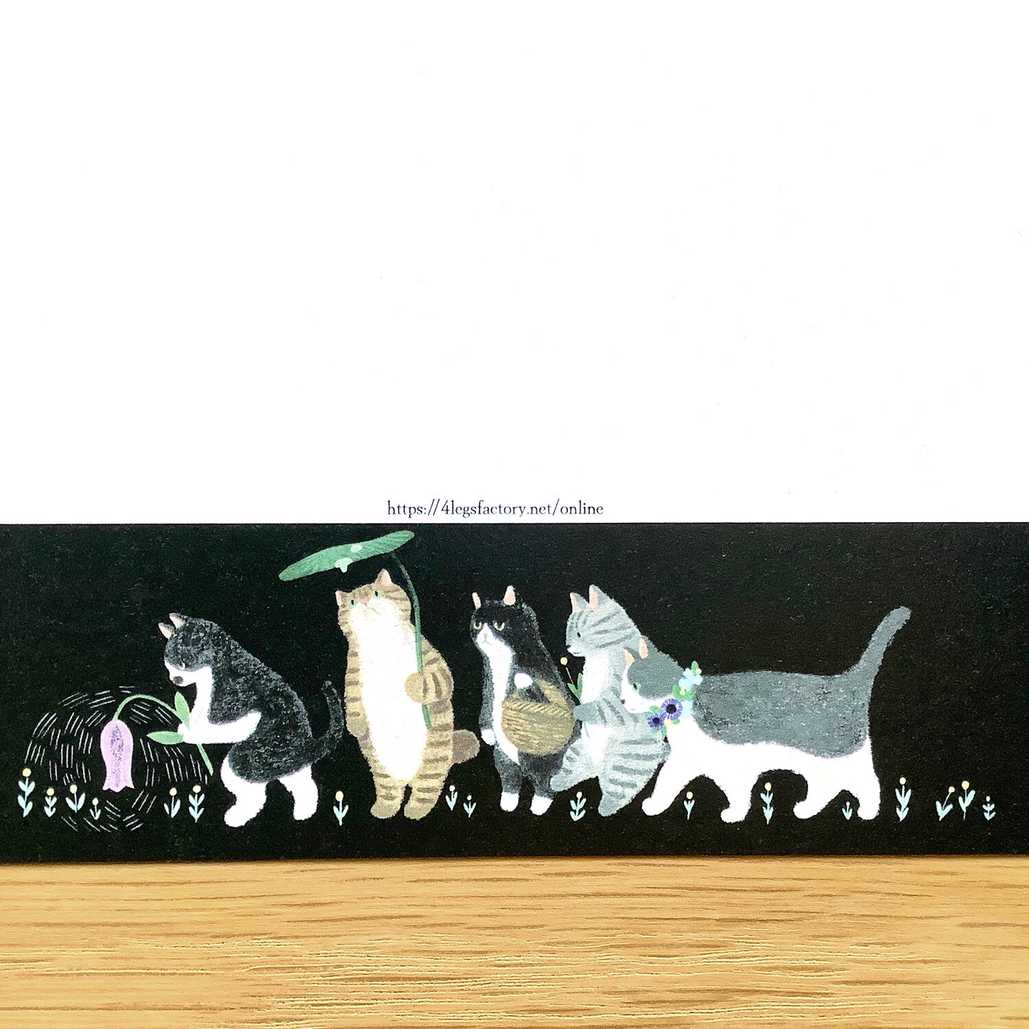 4Legs Postcard: Welcome to the Land of Cats