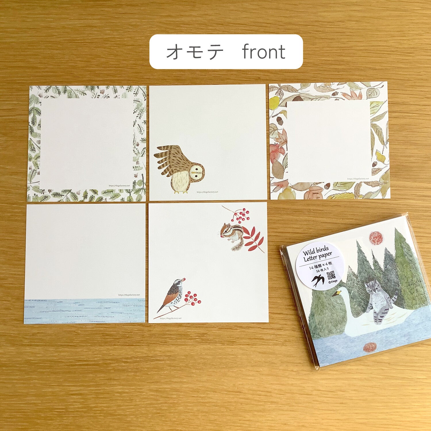 4Legs Memo Paper: Wild Birds