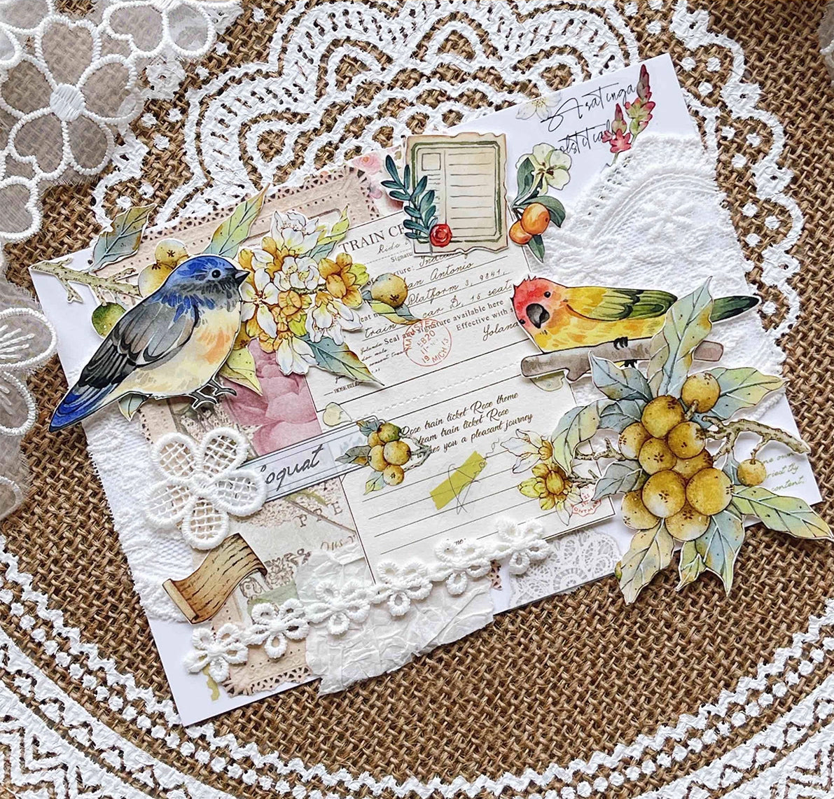 BCJ Masking Tape: Birds Encyclopedia