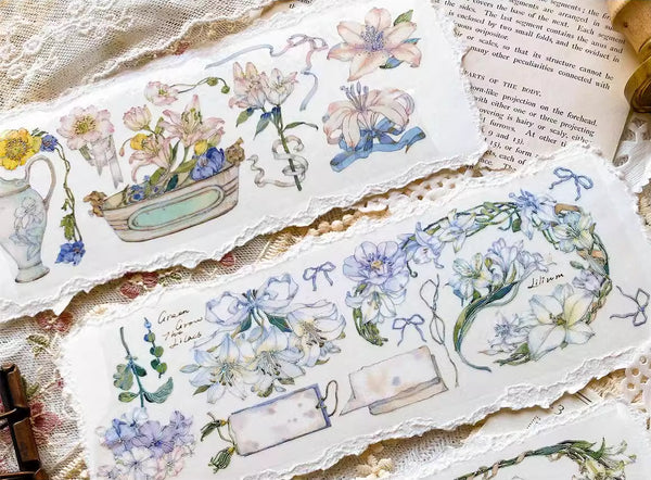 BCJ Masking Tape: Flower Branch