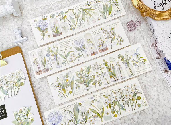 BCJ Masking Tape: Green Sprouts