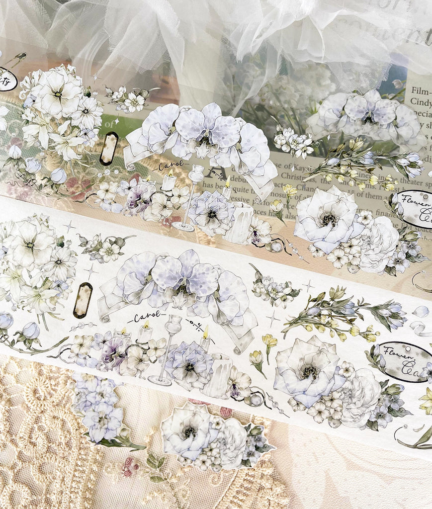 BCJ Masking Tape: Misty Flowers