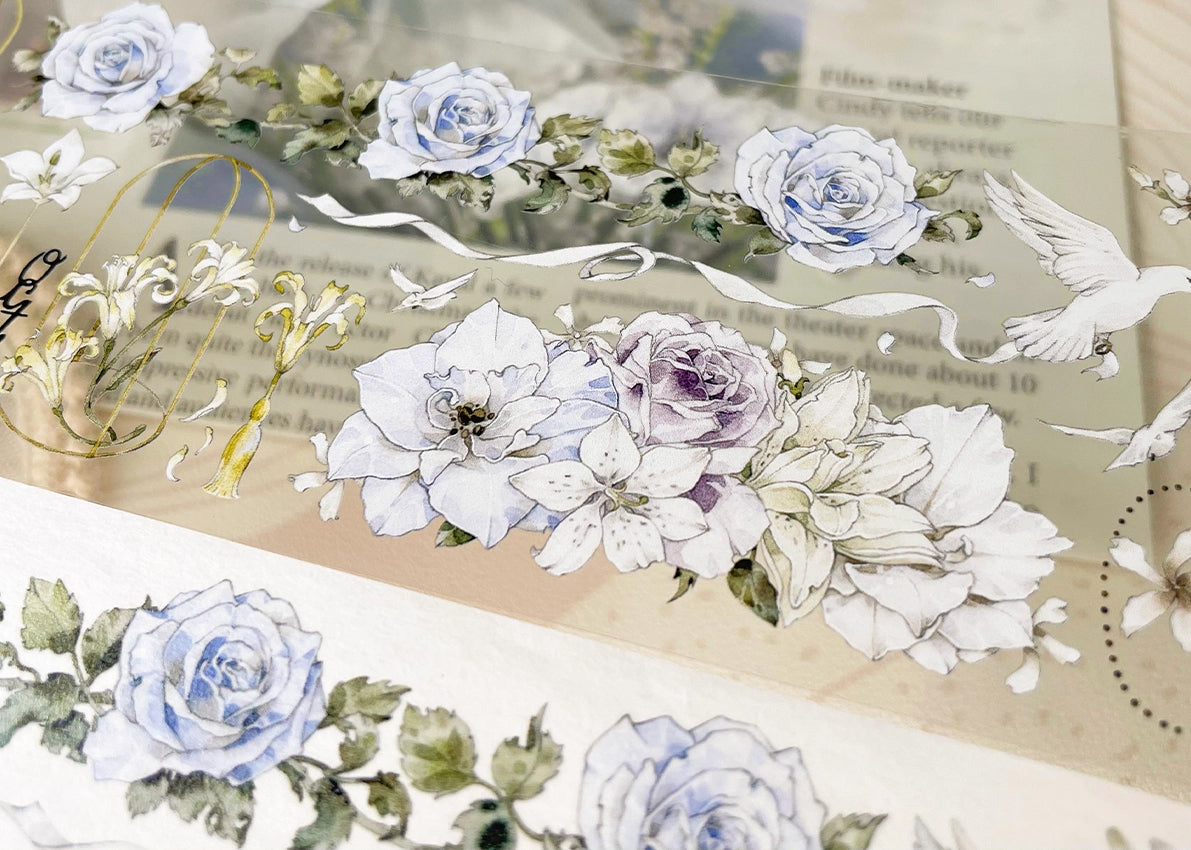 BCJ Masking Tape: Misty Flowers