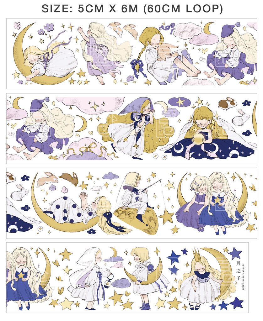 BCJ Masking Tape: Moon Child