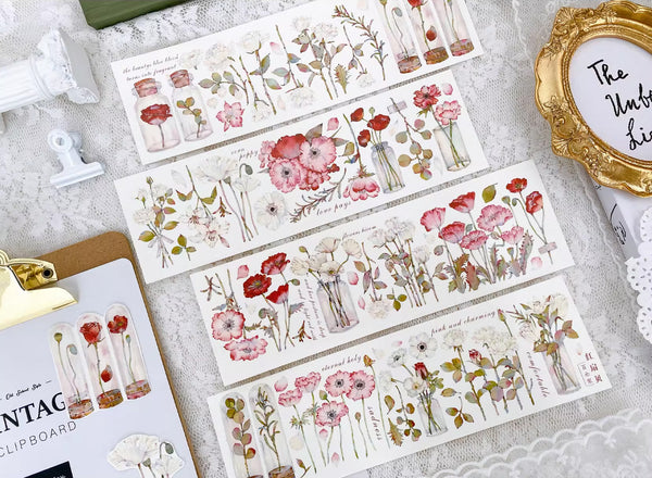 BCJ Masking Tape: Red Poppy