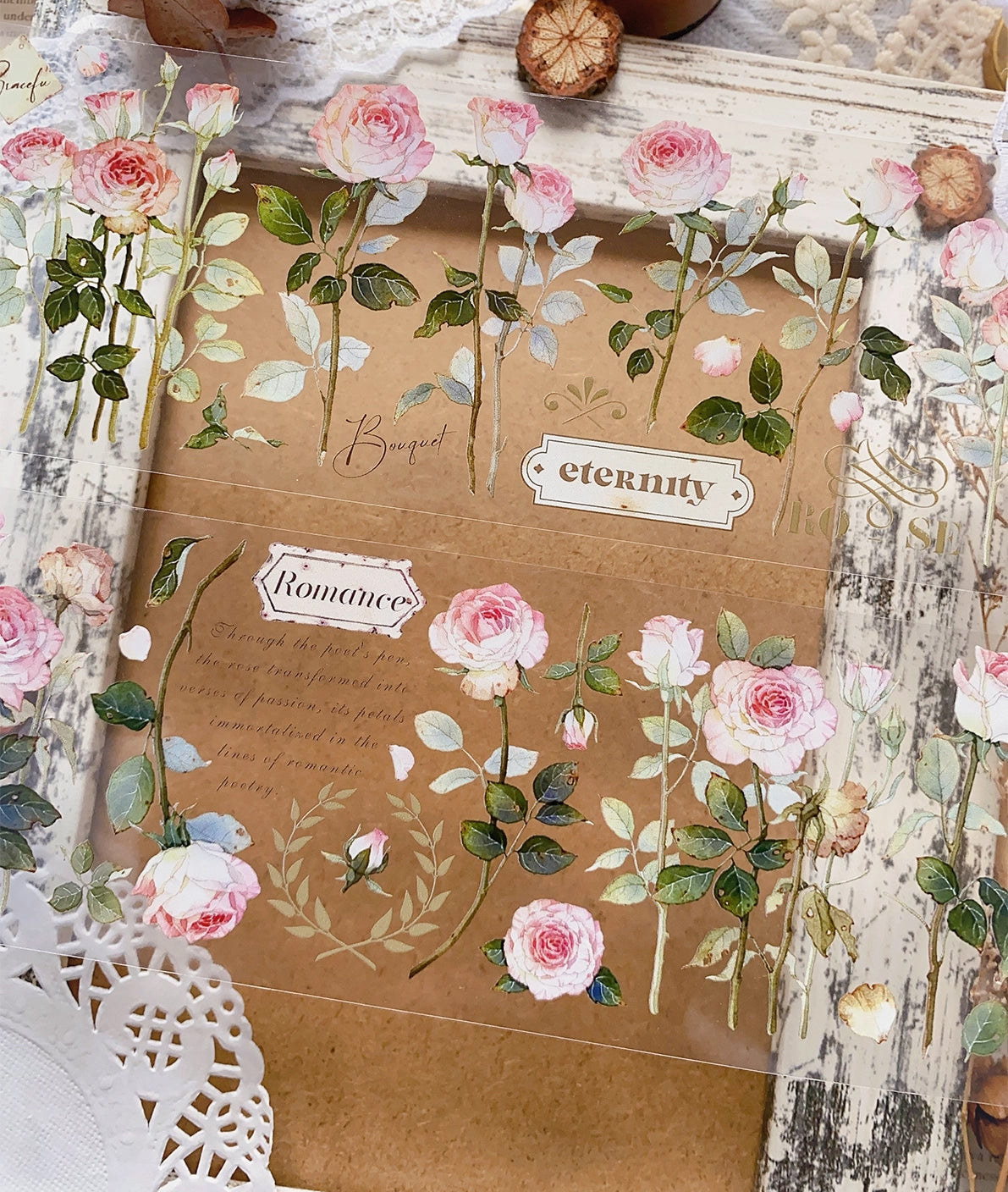 BCJ Masking Tape: Rose Garden