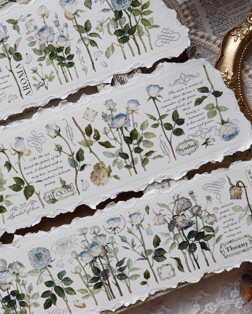 BCJ Masking Tape: Winter Rose