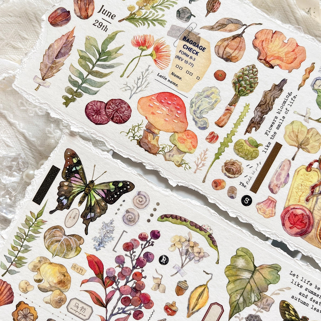 BCJ Sticker Tape: Plants Encyclopedia