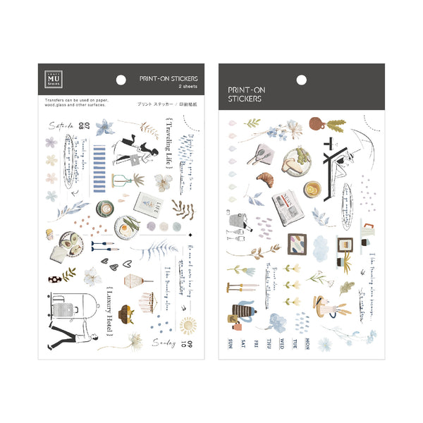 MU Lifestyle Print-On Stickers: 256