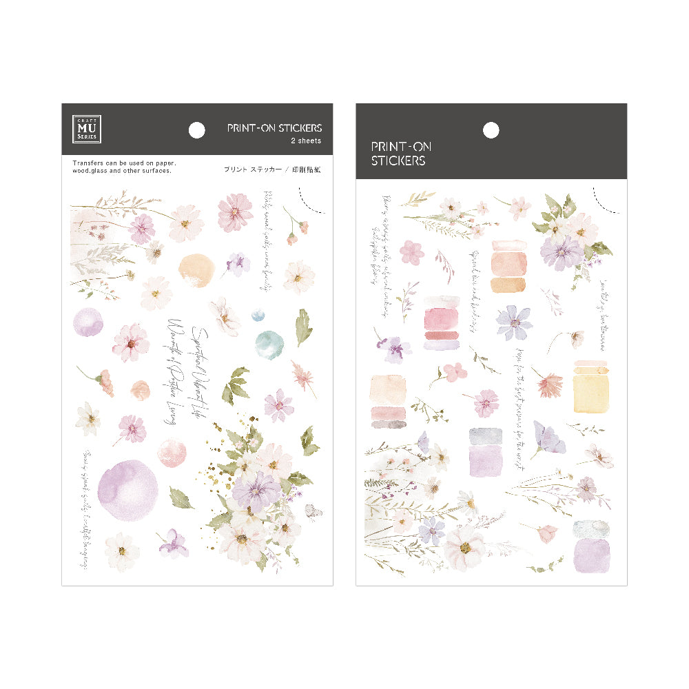 MU Lifestyle Print-On Stickers: 266