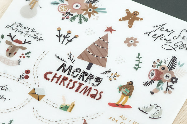 MU Lifestyle Christmas Print-On Stickers: 1015