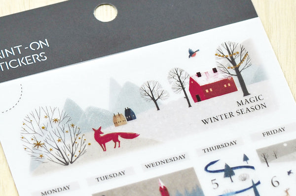 MU Lifestyle Christmas Print-On Stickers: 1017